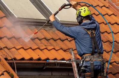 Démoussage et hydrofuge de toiture à Lison